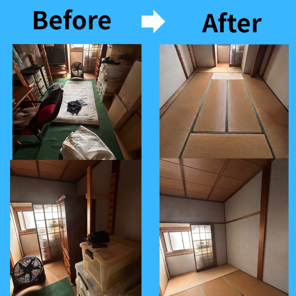 池田市・豊中市・吹田市　ゴミ屋敷　ビフォーアフター㉘